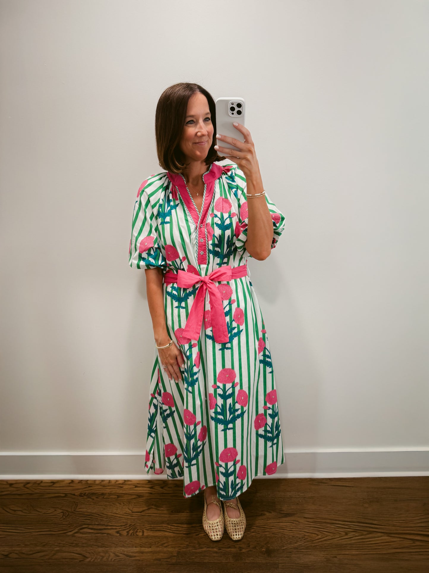 The Bold Bloom Midi Dress