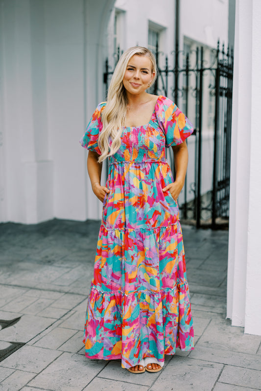 The Lahaina Floral Dress