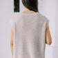 The Michelle Sweater Vest in Taupe