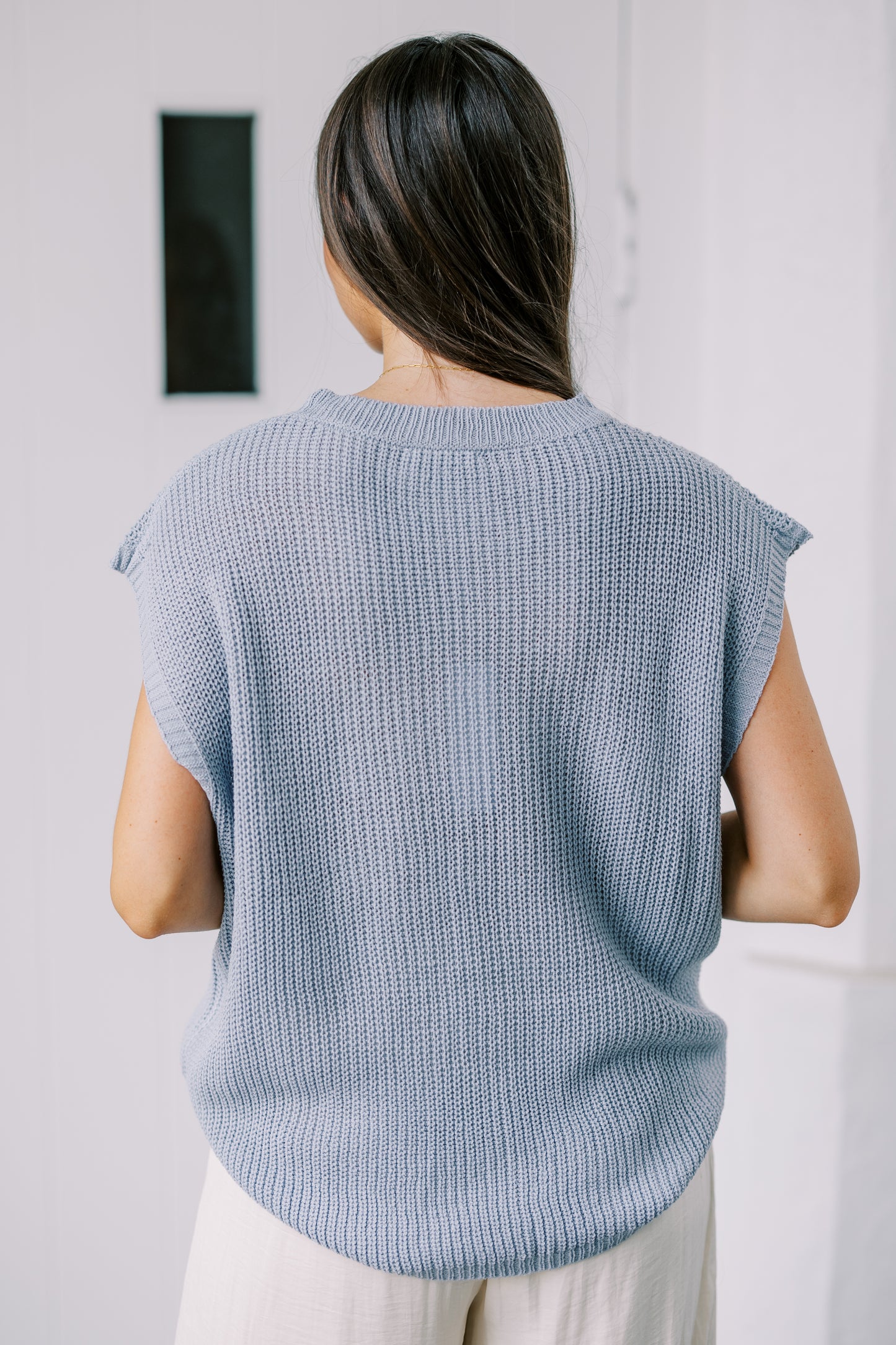 The Rosa Front Pocket Sweater Vest