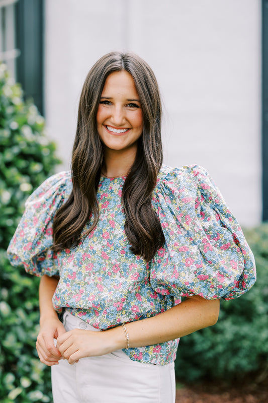 The Florence Floral Top