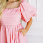 The Athens Dress in Pink