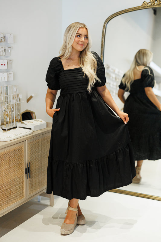 The Elizabeth Dress in Black