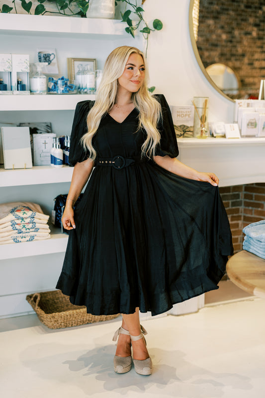 The Arabella Dress in Black