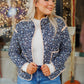 The Georgia Quilted Jacket in Blue