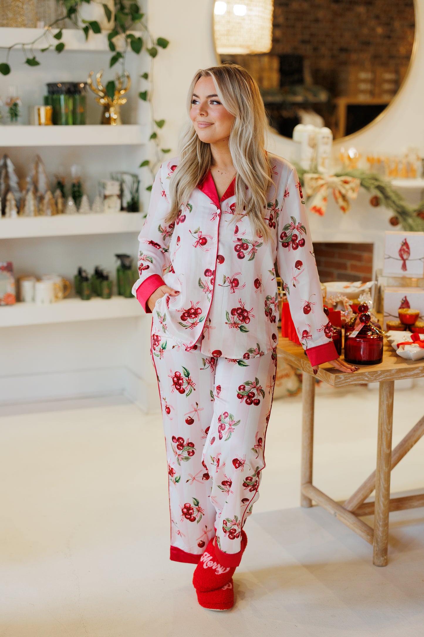 The Christmas Cherry Pajamas