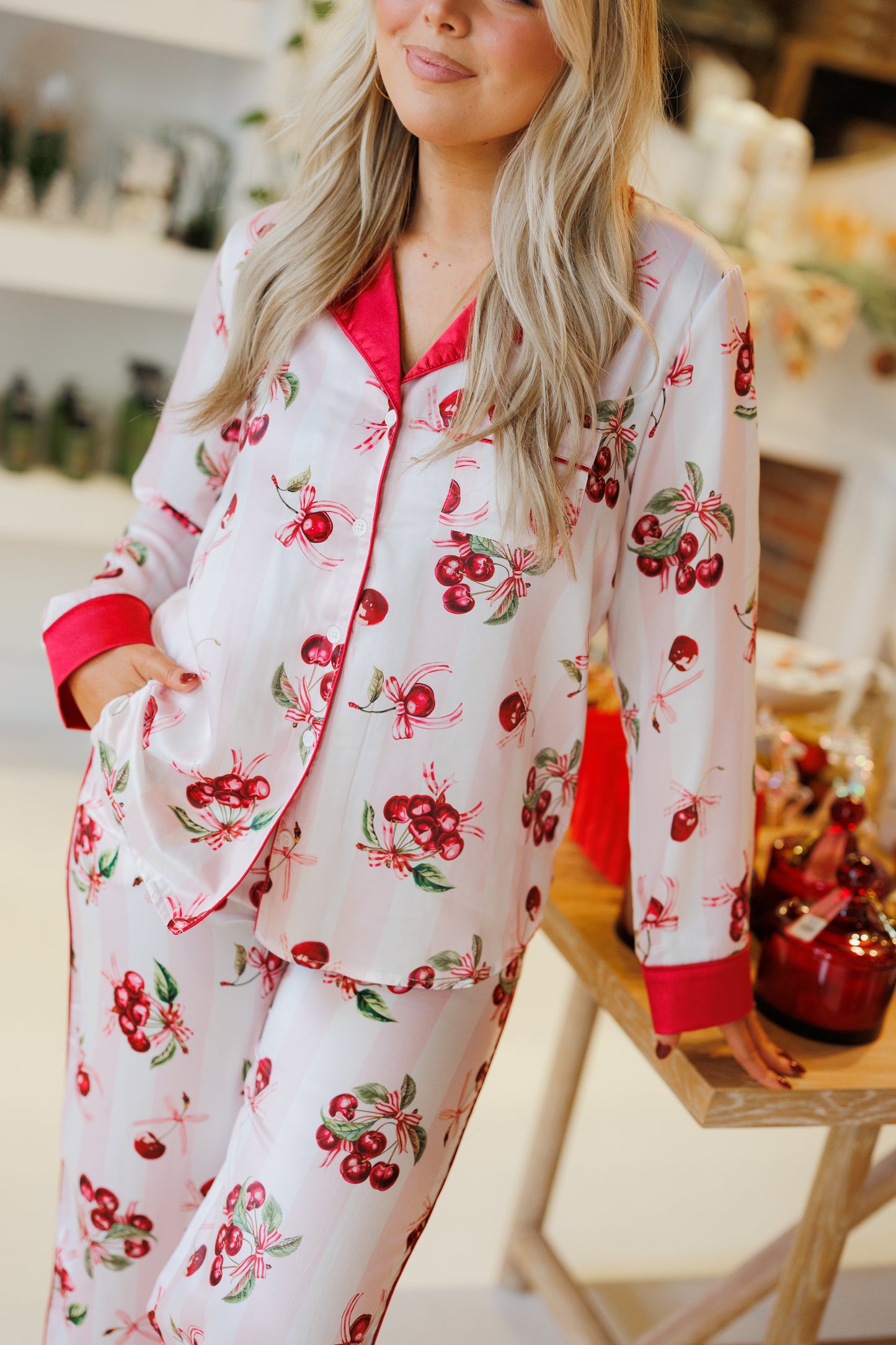 The Christmas Cherry Pajamas