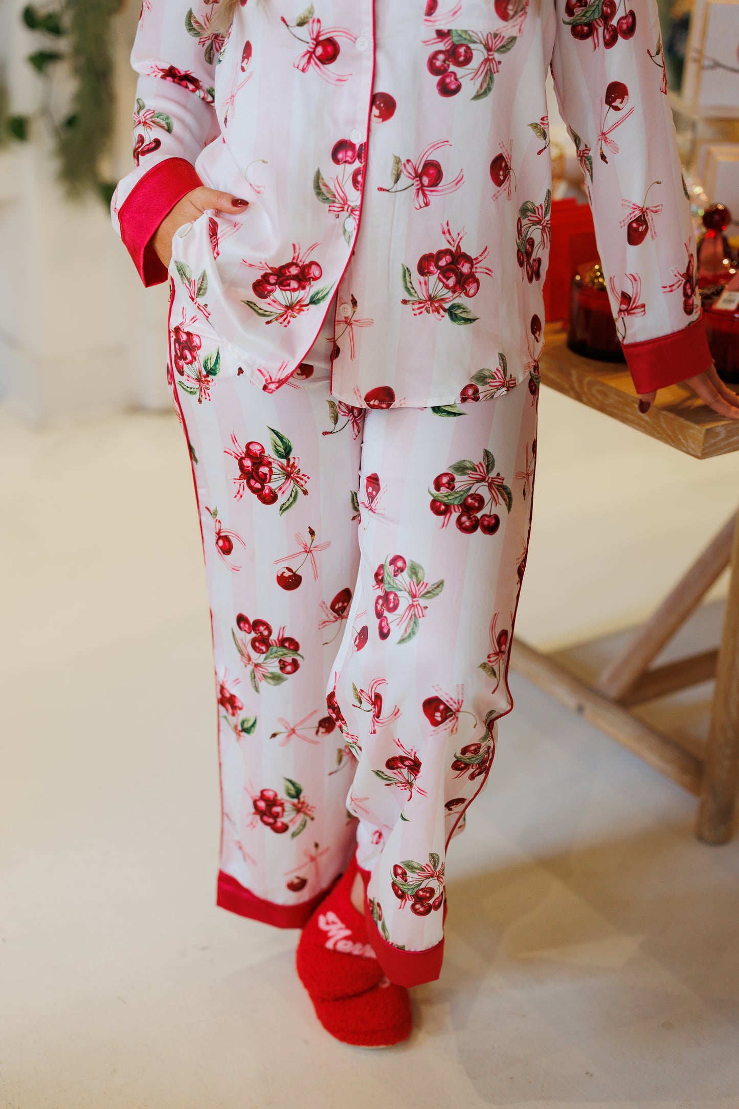 The Christmas Cherry Pajamas