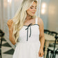 The Brooklyn Tiered Midi Dress in Cream