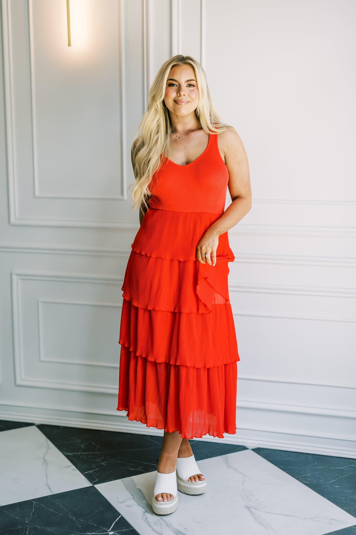 The Zara Dress in Red