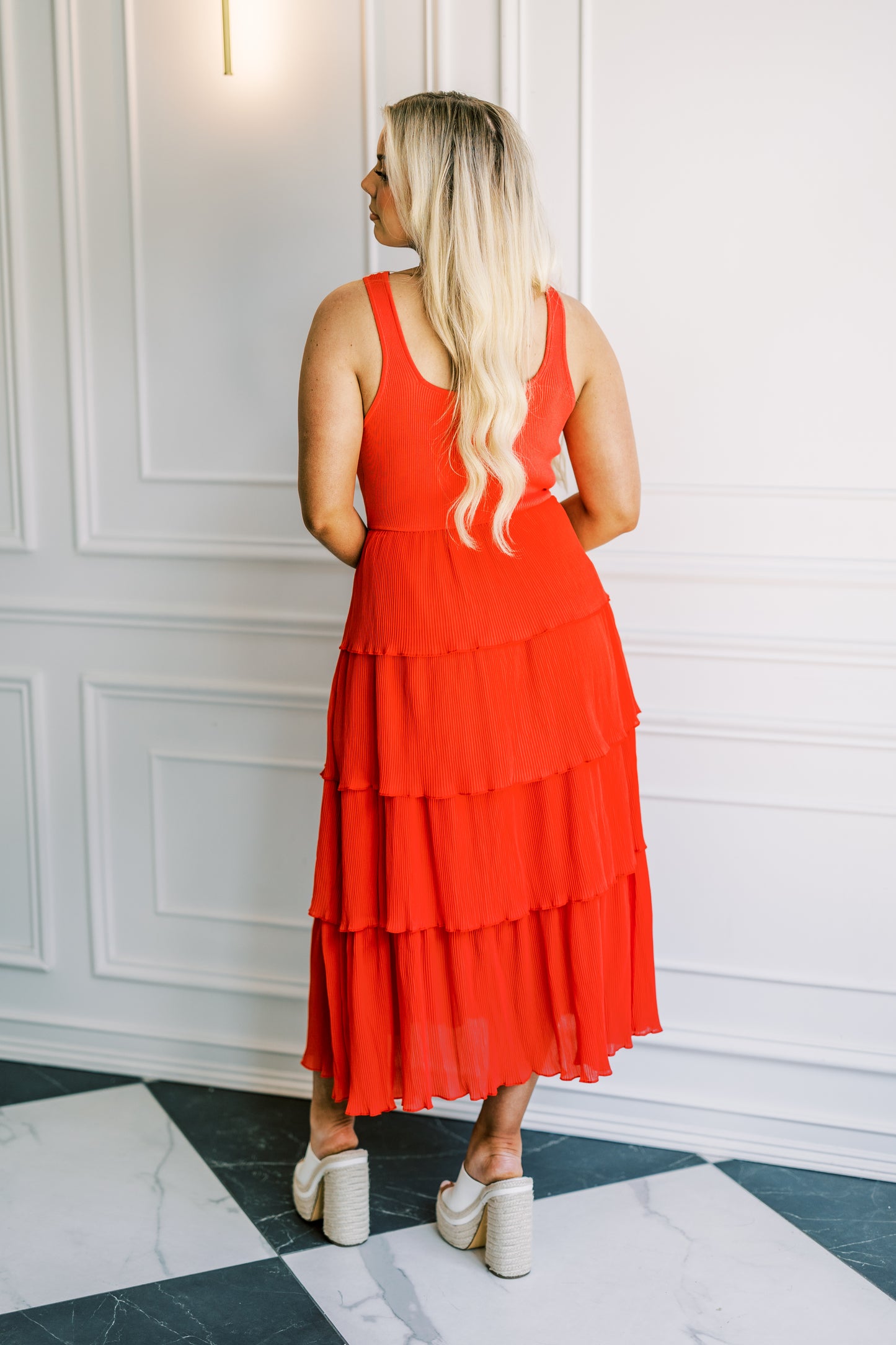 The Zara Dress in Red