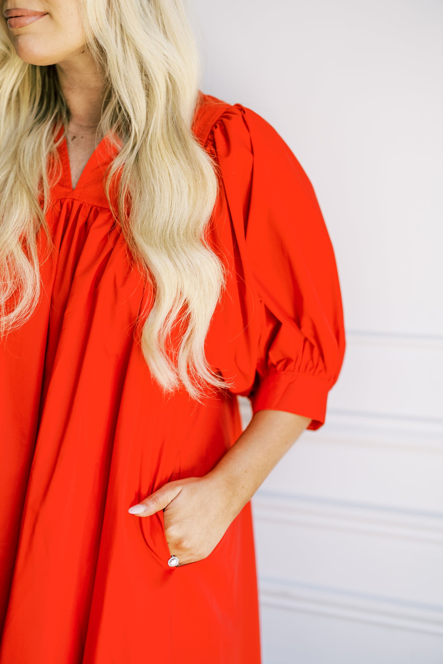 The Sherri Mini Dress in Red