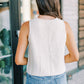 The Ruby Bow Sweater Vest in Cream