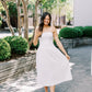 The Mia Dress in White