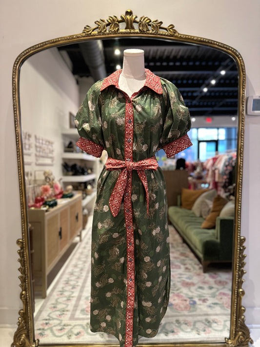 The Kensington Dress in Green