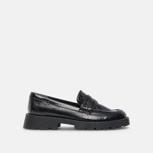 Load image into Gallery viewer, Dolce Vita Elias Flats in Onyx Crinkle Patent