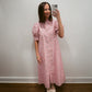 Blush Garden Shirt Midi Dress