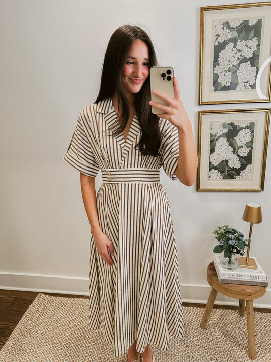 Charleston Stripe Dress