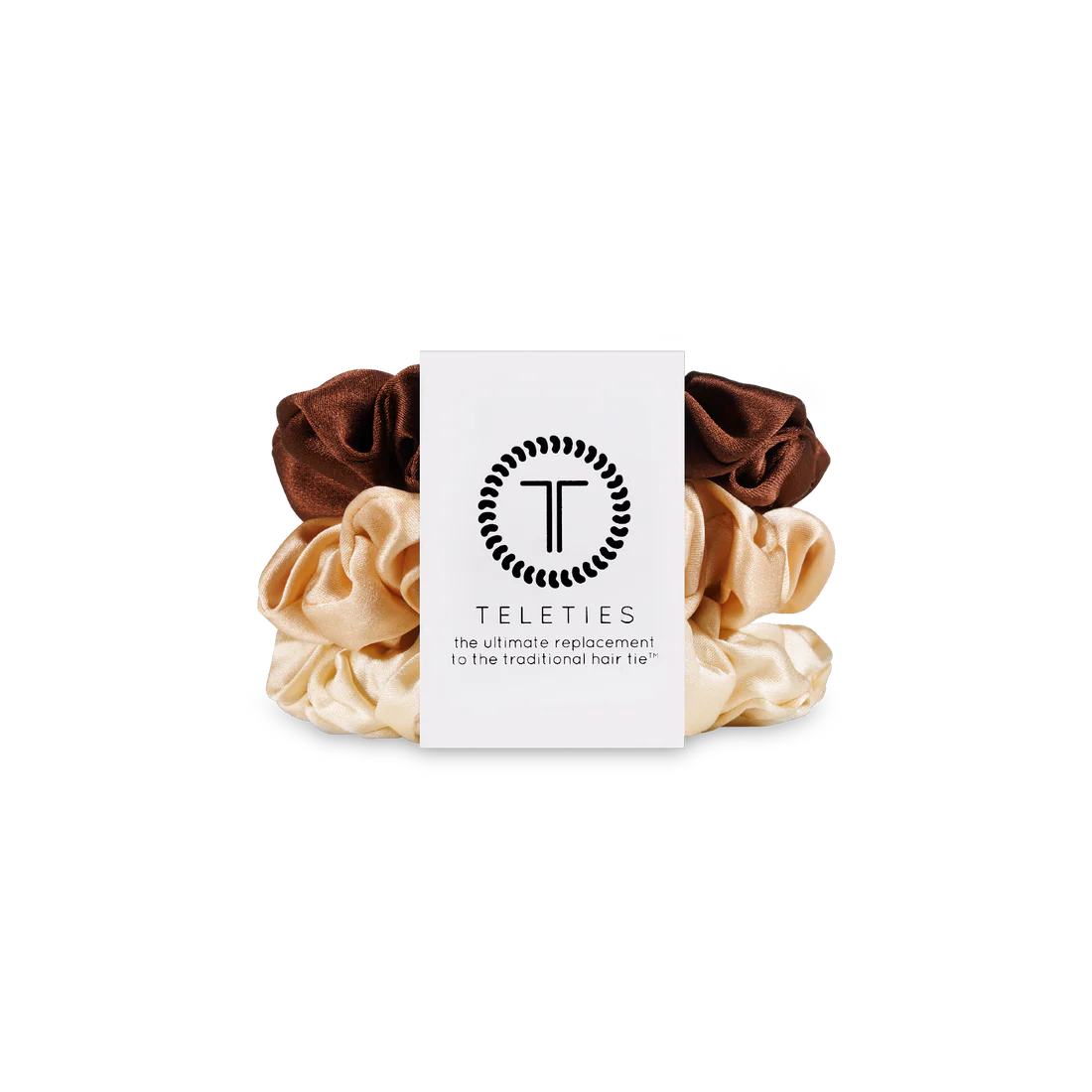 TELETIES Silk Scrunchies