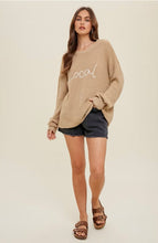 Load image into Gallery viewer, “LOCAL&quot; STITCHED LIGHTWEIGHT SWEATER