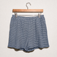 The Kennedy Striped Shorts in Blue