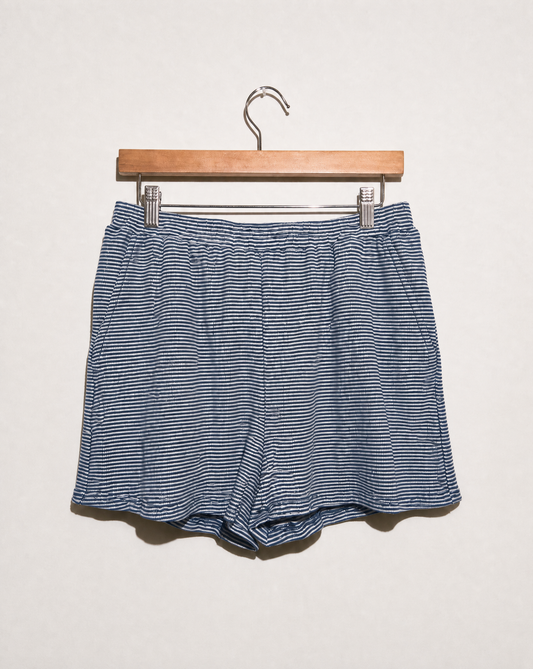 The Kennedy Striped Shorts in Blue