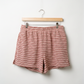 The Morgan Striped Shorts in Pink