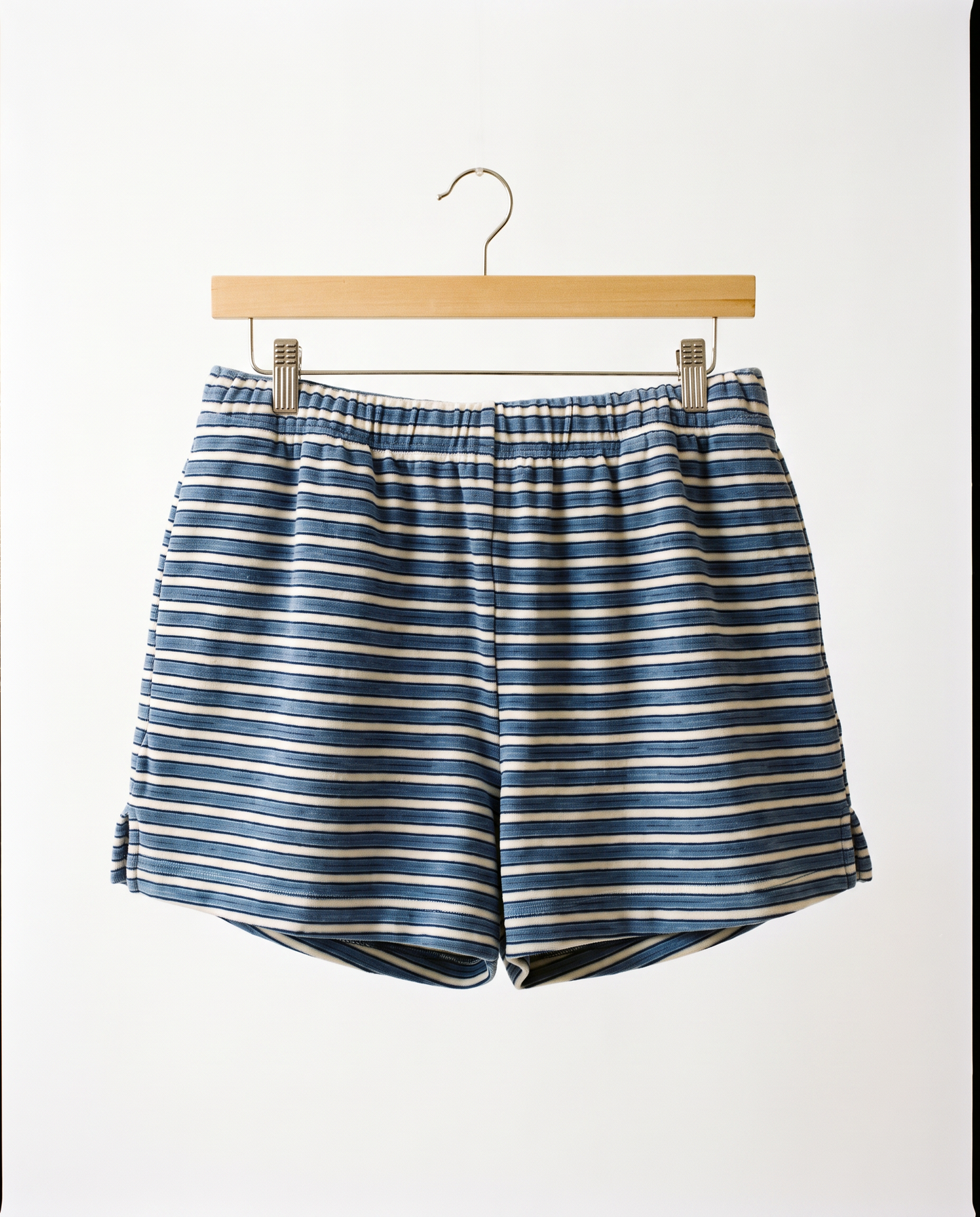 The Morgan Striped Shorts in Blue