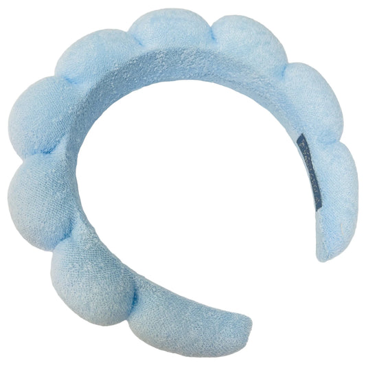 Blue Terry Cloth Headband