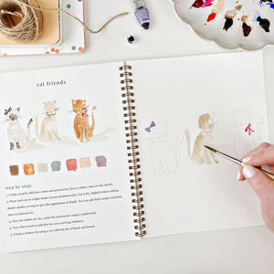 Animal Watercolor Workbook