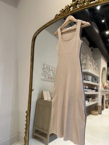 The Melanie Dress in Beige