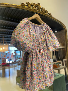 The Anna Floral Puff Sleeve Babydoll Dress