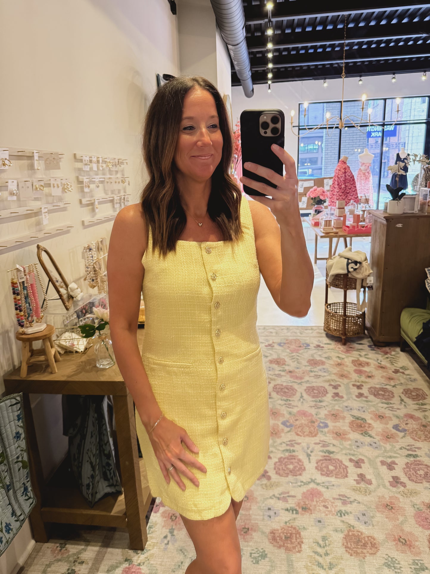 The Audrey Marigold Dress