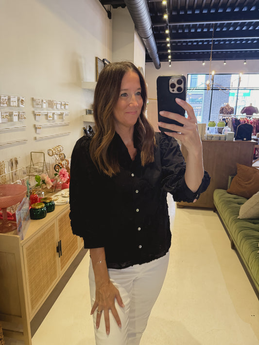 The Black Dahlia Blouse