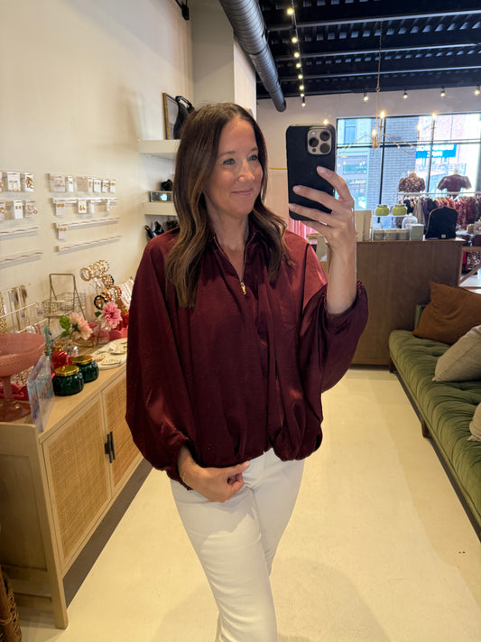 The Plum Line Top