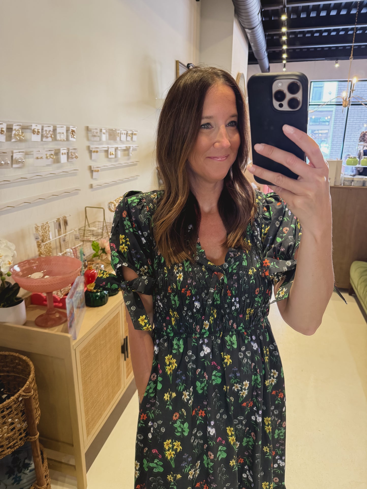The Midnight Floral Dress