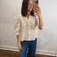 The Latte Stripe Top