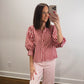The Raspberry Stripe Top