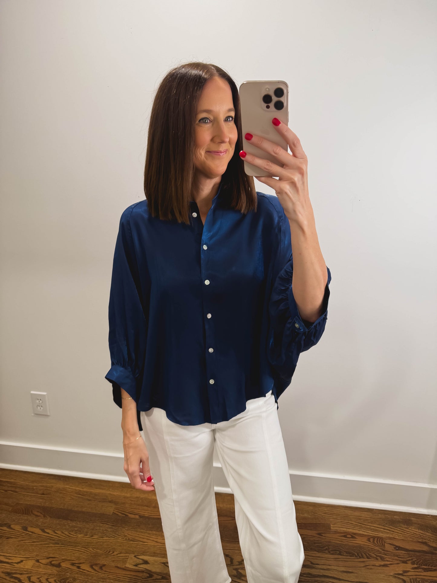 The Golden Hour Blouse in Blue