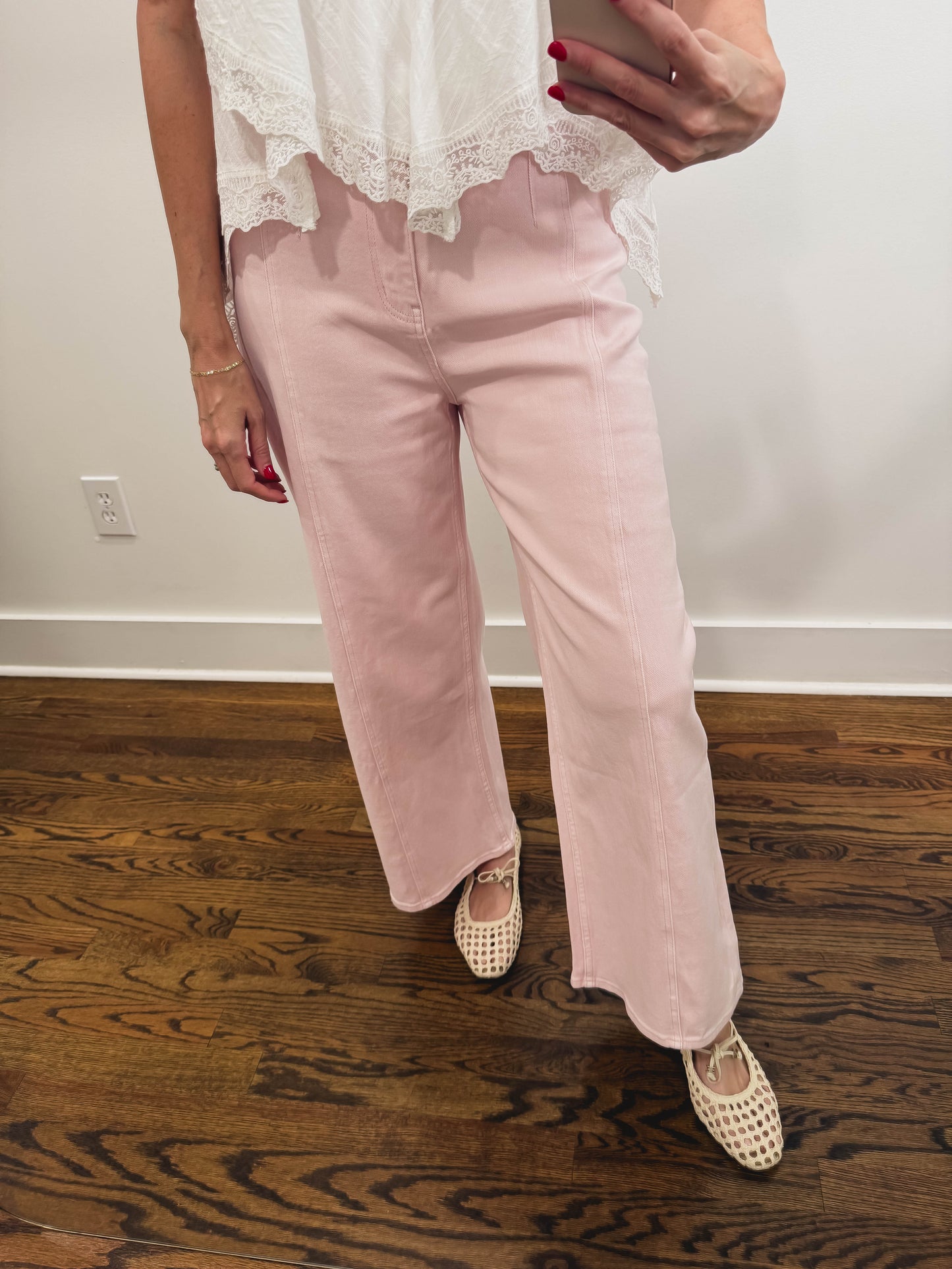 Pink Wash Classic Jeans