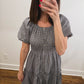 Nantucket Gingham Dress in Navy
