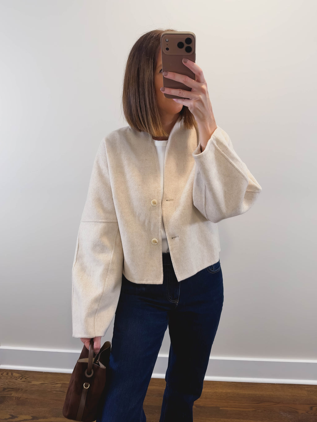 The Mandy Jacket in Bone
