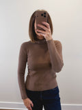 The Mink Mock Neck Top