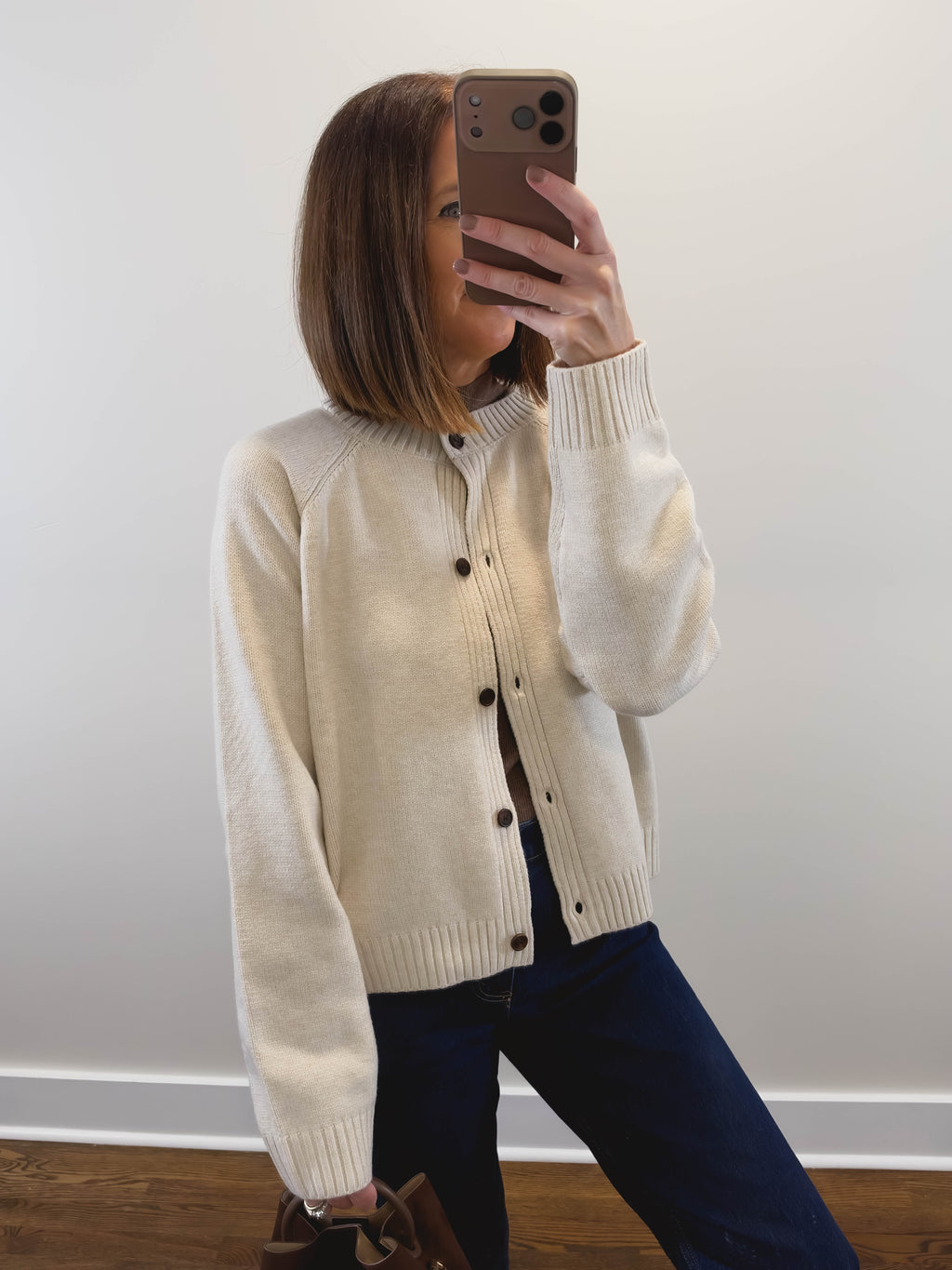 The Danielle Cardigan in Cream