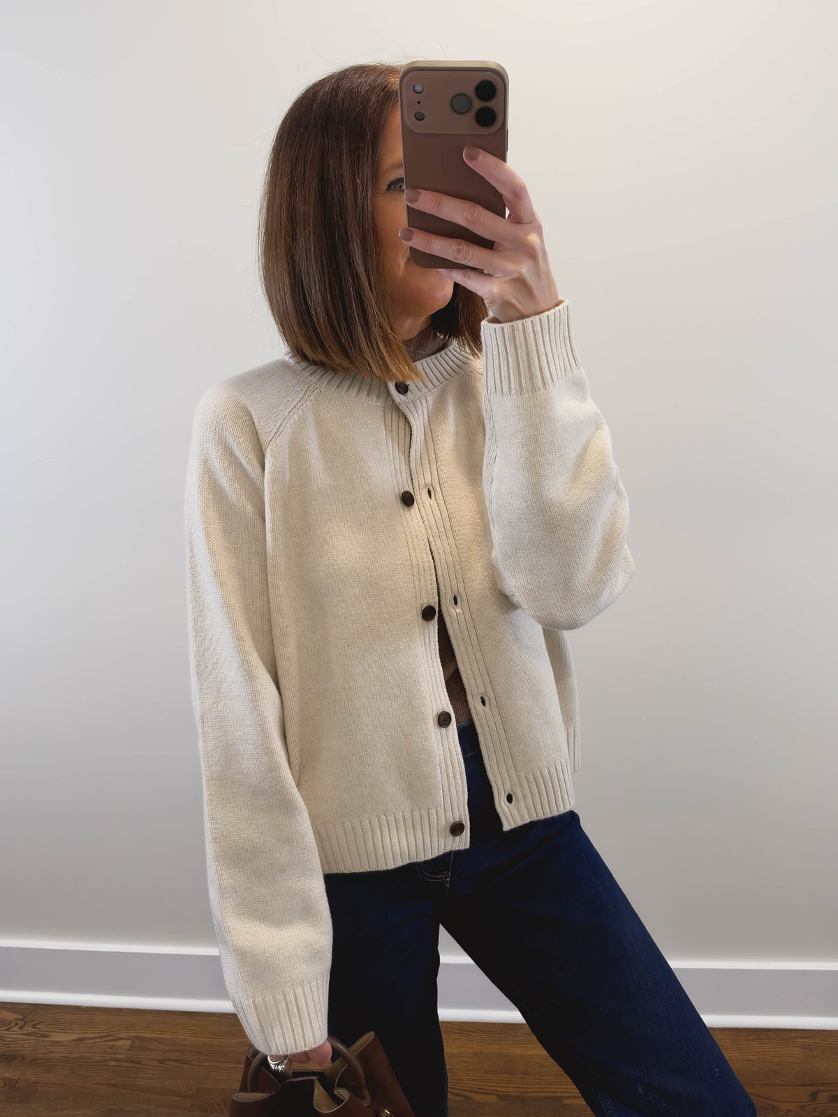 The Danielle Cardigan in Cream
