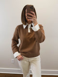 The Scholar Sweater in Camel