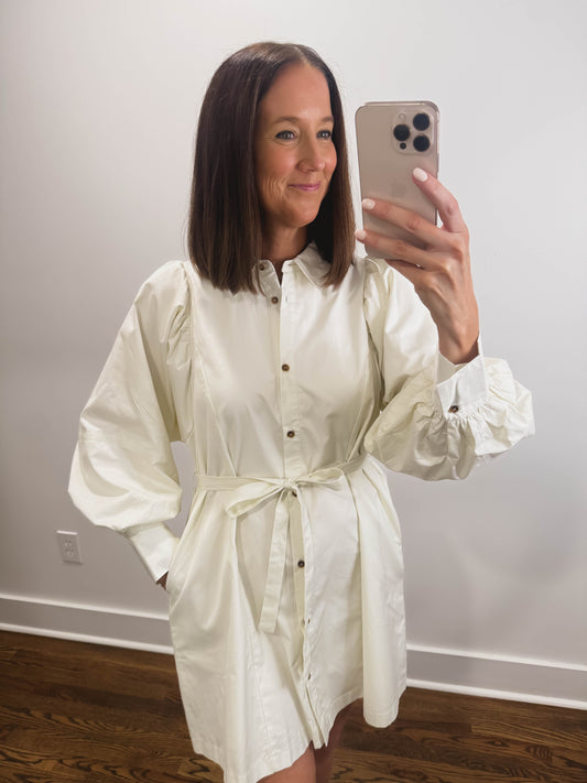 Cream Cloud Dress