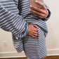 The Morgan Striped Shorts in Blue