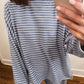 The Morgan Striped Pants in Blue