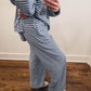 The Morgan Striped Pants in Blue